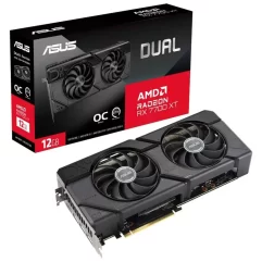 Placa de Vídeo RX 7700 XT 12G Dual OC ASUS AMD Radeon 12GB GDDR6 - 90YV0JZ0-M0NA00