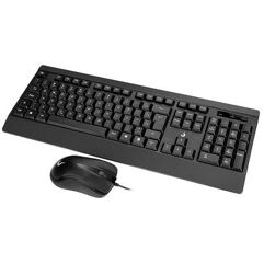 Teclado e Mouse Rise Mode Office OF 02 USB ABNT2 Preto RM-TM-02-FB