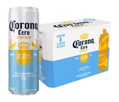 Cerveja Corona Cero Sem Álcool 8 Unidades 350ml