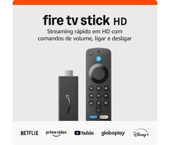 Fire TV Stick HD Última Geração Controle Remoto Alexa
