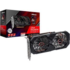 Placa de Vídeo RX 6500 XT Gaming D OC ASRock Radeon Phantom, 4GB, GDDR6, 64 Bit, Dual Fan 90-GA3DZZ-00UANF