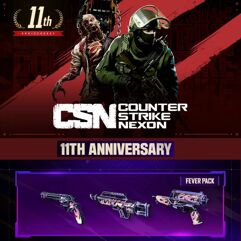 [DLC] Resgate 11th Anniversary Fever Pack do Counter-Strike Nexon Antes que se Torne Pago na Steam – PC