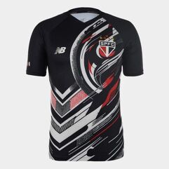 Camisa São Paulo 25/26 s/n° Pré Jogo New Balance Masculina Preto