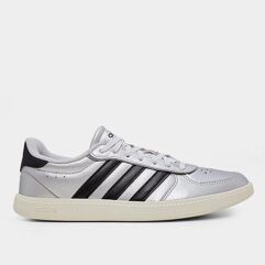 Tênis Adidas Breaknet Sleek Feminino Prata+Preto