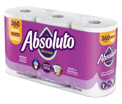 Papel Toalha Folha Dupla Bracell Absoluto 3 Rolos 360 Folhas