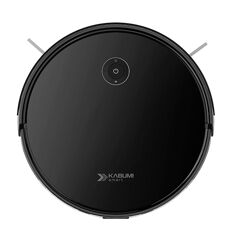 Robô Aspirador e Passa Pano KABUM! smart 550 3000Pa, Bateria 100min, Bluetooth, Função Carpete, Bivolt, Preto - KSAR550PT