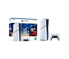 Console Playstation 5 PS5 Slim com leitor + Astro Bot + Gran Turismo 7