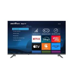 Smart TV 43” Britânia LED Dolby Audio Roku TV BTV43VA4REGB