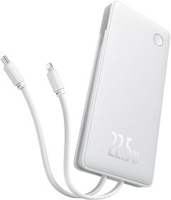 Carregador Portátil Baseus Digital Display Power Bank carregamento rápido 15W/20W/22.5W Branco