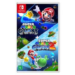 Super Mario Galaxy 1 e 2 – Nintendo Switch – Mídia Física