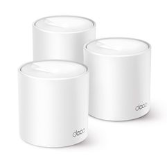 Roteador Mesh TP-Link Deco X10, Wi-Fi 6, AX1500, Dual-Band, 2 Portas Gigabit, Branco, Kit com 3 Unidades Deco X10(3-pack)(BR)