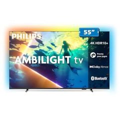 Smart TV Ambilight 55" PHILIPS 4K HDR10+/Dolby Atmos VRR/ALLM 55PUG8100/78