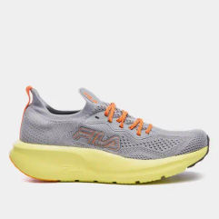 Tenis Fila Inclusion Masculino Cinza+Laranja