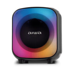 Caixa de Som PartyBox AIWA PB-07 Bluetooth 8H RGB USB TWS Preto