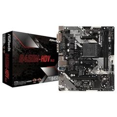 Placa-Mãe ASRock B450M-HDV R4.0 AMD AM4 Micro ATX DDR4 90-MXB9N0-A0UAYZ