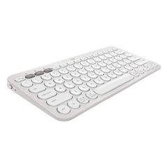 Teclado sem fio Logitech Pebble Keys 2 K380s Bluetooth Easy-Switch Branco