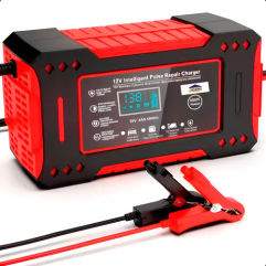 Carregador Inteligente De Bateria Automotiva Several Importados 12v 6a Portátil Rápido