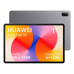 ablet HUAWEI MatePad SE 11 6+128GB Tela FullView de 11" Superbateria de 7700 mAh 225W Cinza