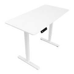 Mesa Office Zinnia Niva S Tampo Duplo 120cm Com Regulagem de Altura Branco ZNO-NIVAS-WT02