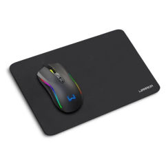 Kit Mouse 3600DPI 7 Botões RGB e Mousepad Armory Warrior MO396