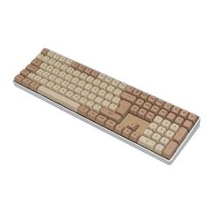Teclado Mecanico Aigo GD108 Milky Brown Switch Azul Bege GD108-MB-BL