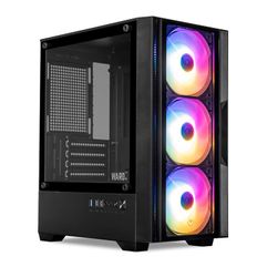 Gabinete Gamer Mancer Ward V3 Mini-Tower Lateral de Vidro MCR-WD3-BK-3F