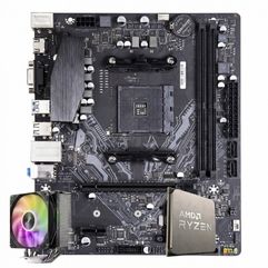 Kit Upgrade Ryzen 7 5700X + Placa Mãe Chipset A520M + Air Cooler Hyper 212 Spectrum V3