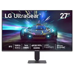 Monitor Gamer LG UltraGear 27G411A-B 27" IPS FHD 144Hz 1ms MBR HDR10 G-Sync FreeSync