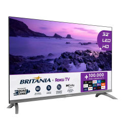Smart TV 32 HD Britânia B32CRA Roku TV