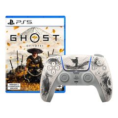 Kit Controle Dualsense Ghost of Yotei + Jogo Ghost of Yotei PC/Mobile/PS5 - Mídia Física