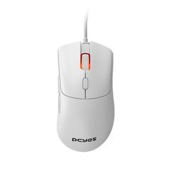 Mouse Gamer Pcyes Hydrus White Ghost RGB 12400 DPI 6 Botões PMGHWG