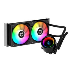 Water Cooler Husky Glacier Iluminação ARGB 240mm AMD e Intel Preto HWT600PT