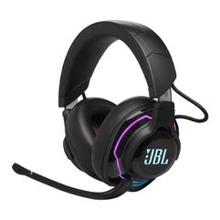 Headset Gamer Sem Fio JBL Quantum 910 Wireless RGB, Hi-Res e ANC, PS5 e PC, Preto JBLQ910WLBLK