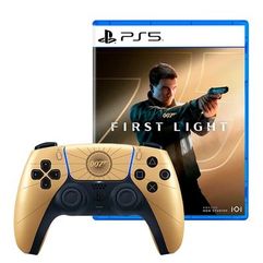 Kit Jogo 007 First Light + Controle Dualsense Edição Limitada 007 PS5 - Mídia Física