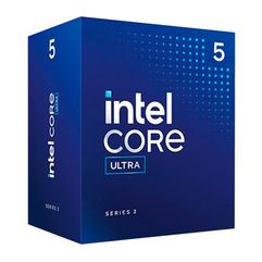 Processador Intel Core Ultra 5 225F, Otimizado para IA, 3.3 Ghz (4.9Ghz Turbo), Série 2, 10-Cores 10-Threads, LGA 1851, BX80768225F
