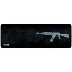 Mousepad Gamer Rise Mode Speed AK47 Estendido (900x300mm) Cinza
