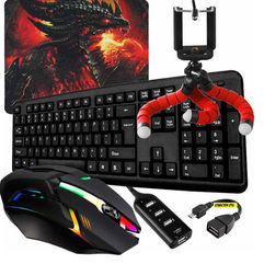 Kit Gamer Mobilador Completão Teclado Mouse
