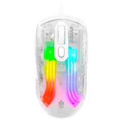 Mouse Gamer Evolut Lumini Transparente Rgb Eg-114 Usb