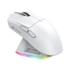Mouse Gamer sem Fio Attack Shark X11 com Base de Carregamento Magnético RGB Tri-Mode 22.000 DPI Sensor Óptico PAW3311 5 Botões