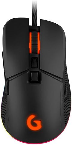 Mouse Gamer Geonav Ghost Light GOOD GAME 7 Botões Sensor Óptico Pixar 3327 LED RGB 11 efeitos programáveis