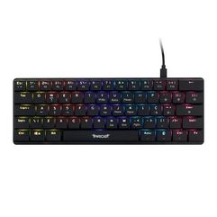 Teclado Mecanico TGT Sherman LP60 Rainbow ABNT2 Switch Azul