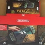 Switch comemorativo de Zelda