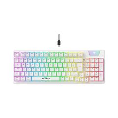 Teclado Mecanico Gamer Force One Yari RGB Switchs Gateron Amarelo