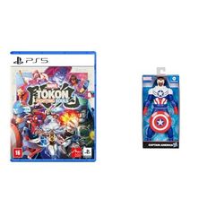 Bundle MARVEL Tokon Fighting Souls– PS5 – Mídia Física + Action Figure Capitão América Mighty Hero Series