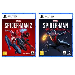 Bundle Marvels Spider-Man 2 + Miles Morales PS5 - Mídias Físicas